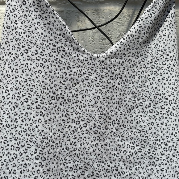 gaze DTLA cami tank top gray black animal print XS - Picture 4 of 12